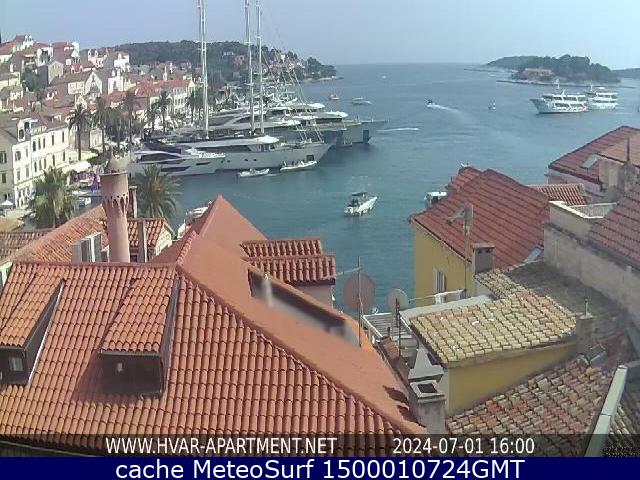 webcam Hvar Port Split-Dalmatia