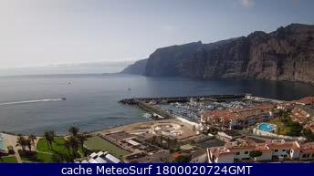 webcam Los Gigantes Puerto Santa Cruz de Tenerife