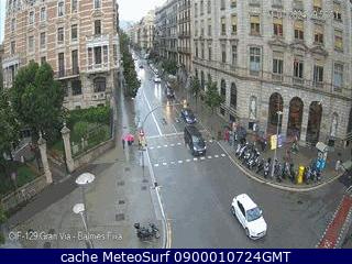 webcam Gran Via Balmes Trafico Barcelona